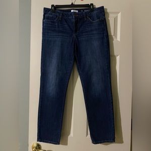 Skinny blue jeans. Size 12.